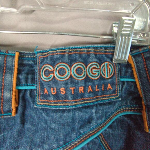 Coogi Australia Jeans Mens 36x29 Blue Embroidered Vintage Y2K Baggy Flaw - Picture 2 of 12
